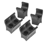 DOITOOL 6pcs Universal Wheelchair Reinforcement Support Blocks with Stable Abs Plastic Construction, Wheelchair Seat Rail Parts for Secure Tube Support and Enhanced Mobility Comfort