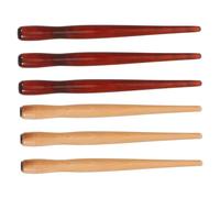 DOITOOL 6pcs Wooden and Plastic Dip Pen Holder for Comic Drawing Calligraphy Writing Compatible with Multiple Nib Styles Smooth Grip Pen Handles for Artists Students Hobbyists