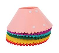 DOITOOL 7pcs Pet Lick Collar Soft Cat Elizabethan Cone for Animal Postoperative Recovery Adjustable Plastic Bite Lick Wound Protection