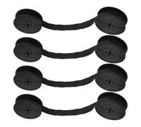 DOITOOL 8 Pcs Manual Typewriter Ribbon for Vintage Mechanical English Typewriters, Black Nylon Material with Precision Engineering and Easy Installation for Printing