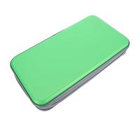 DOITOOL 80 Capacity CD Storage Bag for Car Durable Shell Disc Case Zipper Portable DVD Organizer for Travel Compact Design for Music Enthusiasts