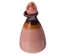 DOITOOL 80Ml Ceramic Essential Oil Bottle with Duckbill Spout Pink Aromatherapy Container for Beauty Salon and Home Kitchen Oil Dispenser