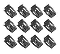 DOITOOL 80pcs Car Body Trim Clips Front Console Trim Dashboard Retainer Steel Accessory, Not Easy to Deform, Easy to Use, Suitable for Car Door Weatherstrip and Radio Panel Interior