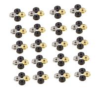 DOITOOL 80pcs Hand-Sewing Concealed Buckle Metal Snap Fastener Clothing Snap Buttons Jean Buttons Sew on Fasteners Invisible Sewn-on Metal for Dress Copper
