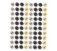 DOITOOL 80pcs Hand-Sewing Concealed Buckle Snap Fasteners for Sewing Sew on Snaps Buttons Button Sew-on and Fasteners Copper