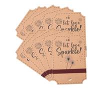 DOITOOL 80pcs Wrapping Card Blank Kraft Paper Tags for Crafts Packing Holiday DIY Wedding Party Favor Labels