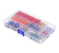 DOITOOL 840 Pcs Breadboard Jumper Wires Kit with Multiple Length Options and Safe Aluminum Plastic Material, Compatible for Pcb Projects and Industrial Control DIY Electronic Components