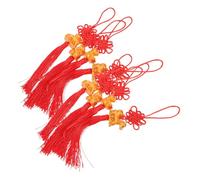 DOITOOL 8pcs Chinese Knot Horse Pendant with Tassels for Lunar Year Versatile Hanging Decoration for Spring Festival Bonsai Money Tree Home and Office Traditional Lucky Elements