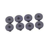 DOITOOL 8pcs Dishwasher Lower Basket Wheel Replacement Kit Grey Plastic Wheels for Dishwasher Accessory Parts