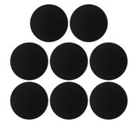 DOITOOL 8pcs Drawing Pad Round Painting Paperboard 17cm Black for Mandala Dot Painting Art Projects