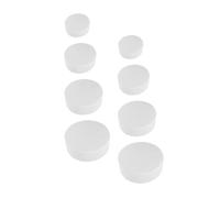 DOITOOL 8pcs Foam Cake Dummies Set Round Cake Models for Decorating Practice 50mm Thickness Multiple Sizes 50mm 100mm 150mm 200mm for Baking Supplies