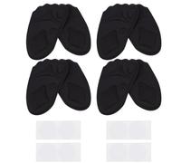 DOITOOL 8Pcs Forefoot Cushions for Shoes with Mesh Cloth and Double Sided Adhesive Tape Front Half Pads to Adjust Shoe Size and Prevent Wear for Comfortable Daily Footcare