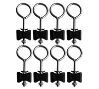DOITOOL 8pcs Galvanized Steel Trampoline Repair Ring Screws Replacement Anti-falling Fixing Screws with Smooth Surface for Safety and Durability Suitable for Various Trampoline Frames