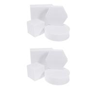 DOITOOL 8pcs Geometric Cube Photo Props Foam Cube Props for Jewelry and Cosmetics for Product Photography and Wedding Party Displays