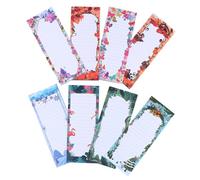 DOITOOL 8pcs Magnetic Plant Notepads for Fridge with Patterns Portable Memo Pads for Office and Home Organization Easy to Use Magnetic Note Pads for Weekly Planning and Shopping Lists