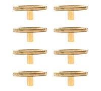 DOITOOL 8pcs Music Box Winding Key, Wind-up Key Replacement Iron Mechanical Movement Part, Golden, for Clockwork and Snow Globe, Decorative Piece, Travel