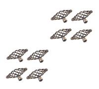 DOITOOL 8pcs Nordic Bird Alloy Door Knobs Creative Pull Handles for Cabinet Drawer and Furniture Cupboard Knob Solid Base Unique Style for Home