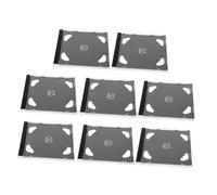 DOITOOL 8pcs Numbered Cd Storage Cases Plastic Cd Jewel Box Safe Material for Family Use