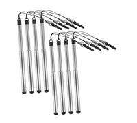 DOITOOL 8pcs Retractable Capacitive Stylus Pen Lightweight Mini Touchscreen Pens with Extendable Fine Rod for Phones Tablets Smartphones and Navigation Devices Comfortable Grip Portable