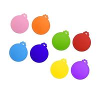 DOITOOL 8pcs Silicone Jar Lids Multi-color Small Sealing Covers for Household Jars Food Grade Silicone Lids Reusable for Bottles and Storage Containers