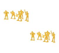 DOITOOL 90 pcs Engineering Doll Model Kit Miniature Vivid Construction Workers Educational Playthings for Building Set for Imaginative Play