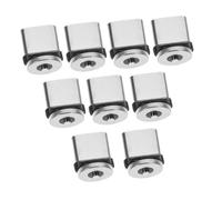 DOITOOL 9pcs USB C Magnetic Charger Cable Adapter Tips, 360° Rotating Aluminium Magnetic Connector Tip Head, 3a Fast Charging for Phone, Type-c Port