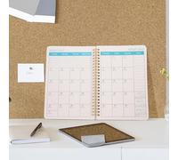 DOITOOL A4 Spiral Notebook Paper Memo Planner for Writing and Scheduling | Thick Smooth Sheets, Simple Minimalist Style, for Travel Itinerary Planning, Goal Breakdown, Ink Bleed Prevention