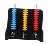 DOITOOL Abacus Teaching Counter with Colorful Rods for Early Learning Logic and Classroom Demonstrations Smooth Operation Arithmetic Tool for Preschool Math Education and Stem Development