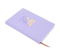 DOITOOL Academic Year Planner Purple Daily Schedule Notebook with Smooth Ink Resistant Portable Pocket Organizer for Monthly Weekly Planning Work Travel