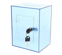 DOITOOL Acrylic Piggy Bank Lock for Saving Money Small Lock Box for Tips for Home Office