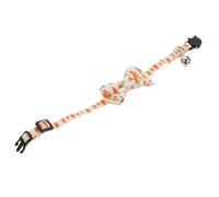 DOITOOL Adjustable Cat Collar with Decorative Bow Tie and Bright Easter Egg Pattern Comfortable Neckband for Cats and Small Pets Safe and Stylish Pet Neck Decor