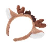 DOITOOL Adjustable Deer Ear Headband Plush Material Multi-Function Hairband for Cosplay and Birthday Celebrations Random Style