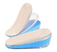 DOITOOL Adjustable Gel Heel Cushion Inserts and Adjusting Leg Length Differences Reducing Fatigue with Three Layer Design and Self Adhesive Soft Pu Material for Shoes for Work
