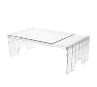 DOITOOL Adjustable Refrigerator Storage Divider with Multilayer Pet Design, Easy to Assemble and Clean Fridge Shelf Riser for Kitchen Cabinet and Freezer Storage, Space Saving Fridge