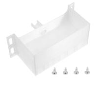 DOITOOL Air Conditioner Drain Pan for Outdoor Units, Condensate Drip Tray Compatible with Midea Ac, 5.3x2.2x2 Inch Copper Connector Water Catcher with 4 Screws, Portable Air Conditioner