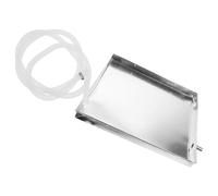 DOITOOL Air Conditioner Floor Drain Pan Washing Machine Drip Pan External Unit Accessories Stainless Steel Leak Proof Easy to Store