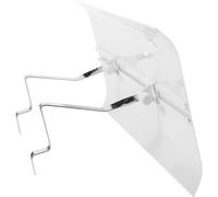 DOITOOL Air Conditioner Vent Deflector Suitable for Air Conditioning Vent Holes White Plastic Material Easy Installation and Energy Saving Features to Reduce Direct for Indoor Use