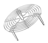 DOITOOL Air Fryer Rack : 7.8inch Round Cooling Rack for Cooking and Baking, Cake Cooling,Stainless Steel Steamer, 19.5 * 19.5 * 7.5cm Silver