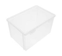 DOITOOL Airtight Bread Bins ： Clear Box, Plastic Container, Storage Bin, Keeper with Lid, Pastry Sandwich Holder Case for Countertop Kitchen for Homemade Bread, Toast, Bagel, Donut and Cookies