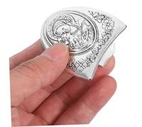 DOITOOL Alloy Mary Statue Catholic Religious Blessed Mother Figurine Compact Metal Sculpture for Home Decor and Pilgrimage Spiritual Presence