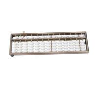 DOITOOL Aluminum Alloy Abacus Math Learning Educational for Students Accountants Safe Practical Caculating Tool for Brain Development Numeracy Skills