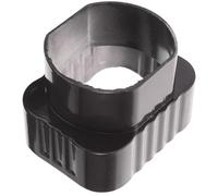DOITOOL Aluminum Alloy Rain Gutter Adapter Downspout Connector for Roofs, Highly Practical Rainwater Gutter Part to Reduce Clogs, Suitable for Residential Buildings and Villas