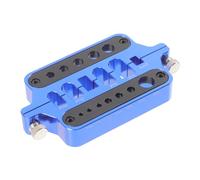 DOITOOL Aluminum Soldering Station Welding Insulate Station Xt60 Xt90 t Plug and Banana Connector Clamp for Rc Model Motor and Esc Repair, Blue