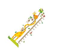 DOITOOL Animal Design Removable PVC Height Chart Sticker for Boys and Girls Growth Chart Wall Decal Giraffe Monkey Theme for Nursery Decoration and Living