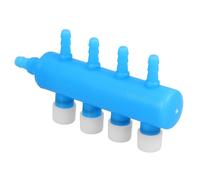 DOITOOL Aquarium Air Pump Oxygen Regulator Valve 4-way Wear-resistant Control Valve for Fish Tank Air Line Compact Aquarium Airflow Distributor