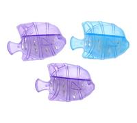 DOITOOL Aquarium Fish Tank Humidifier Filter Replacement 3 Pieces Plastic Blue Purple Cleaning Balls for Water Purification and Mineral Deposit Reduction