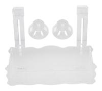 DOITOOL Aquarium Planter with Suction Cup and Hanging Hook Clear Acrylic Fish Tank Plant Holder for Aquatic Plant Cultivation and Decorative Landscaping Reusable Breeding Cup for Betta