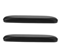 DOITOOL Armrest Elbow 2pcs Wheelchair with Chair Cushions Replacement Pads Abs Anti-Slip Bottom Comfortable Support Material Standard and Wide for Fits Wheelchairs Office Use