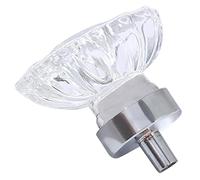 DOITOOL Artificial Crystal Clear Cabinet Knob Pull Handle for Cupboard Wardrobe Dresser Drawer Simple Elegant Transparent Door Hardware for Home Renovation