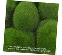 DOITOOL Artificial Moss Turf Mat for Mini Garden and Micro Landscape Realistic DIY Plant Background Wall Decor Fake Moss Craft for Woodland Fairy Garden Party Photo Props